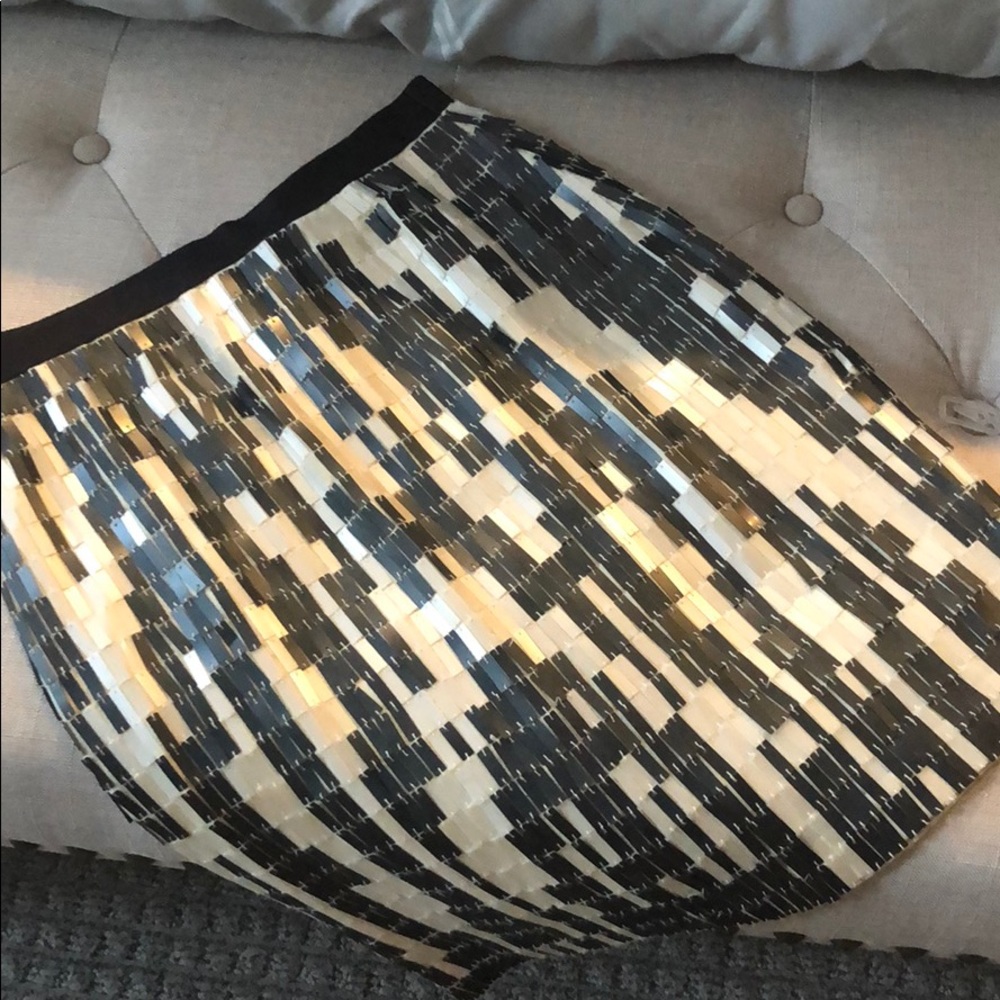 NWT J. Crew XXS Collection Sequin Skirt